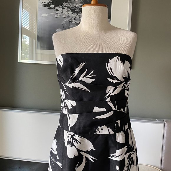 ❤️ White House Black Market Strapless Party Dress US 4 - G204 - Picture 2 of 10